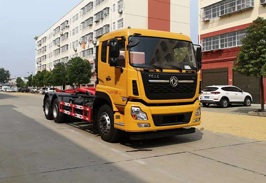 東風天龍25噸勾臂垃圾車